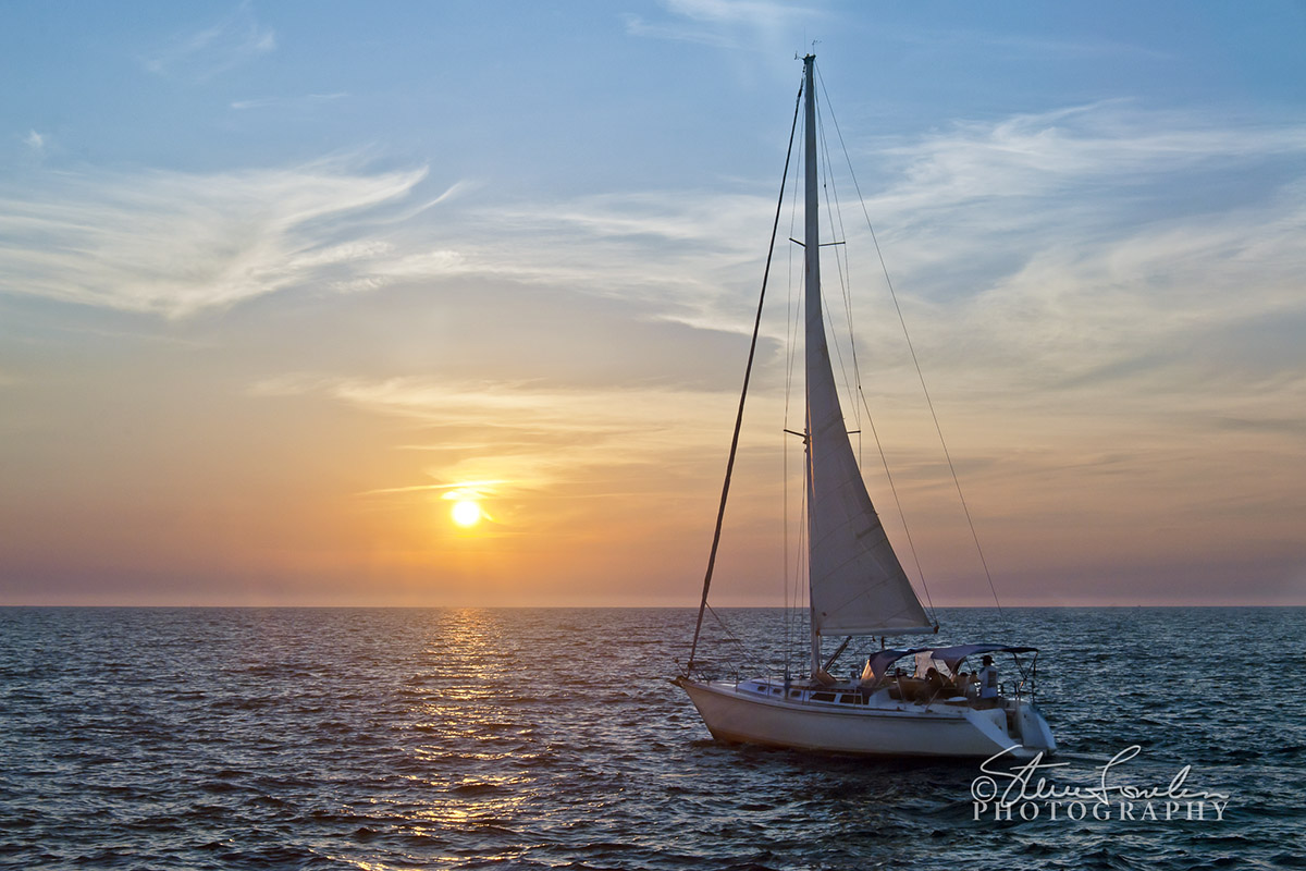 MSC131-Sailboat-Sunset-#2 | Steve Loveless Photography